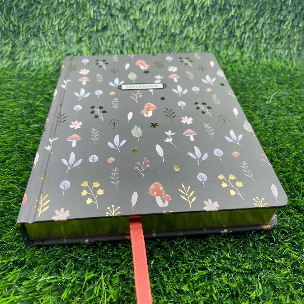 James Burke Mushroom Floral Notebook Journal, NWT